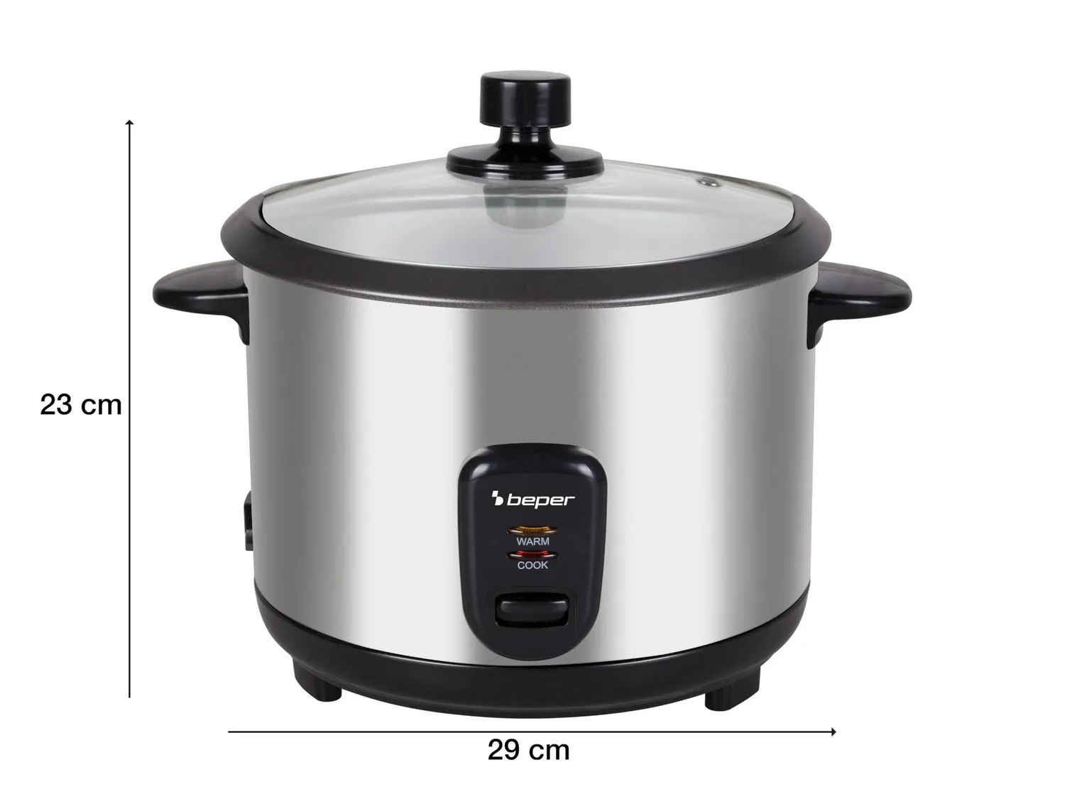 Beper P101VAP001 Rice&Steam cuiseur riz vapeur inox