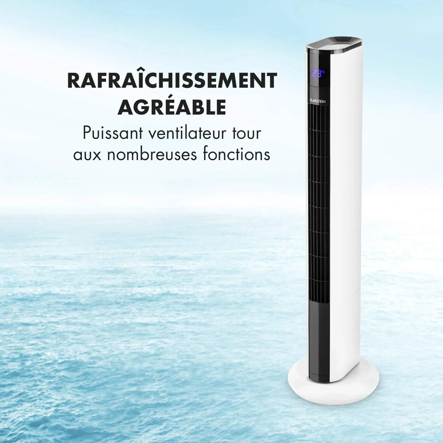 Klarstein Skyscraper 3G ventilateur tour blanc 48W