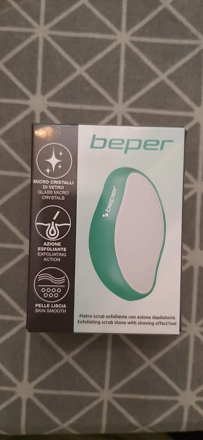 Beper C301ABE200 pierre exfoliante microcristaux de verre