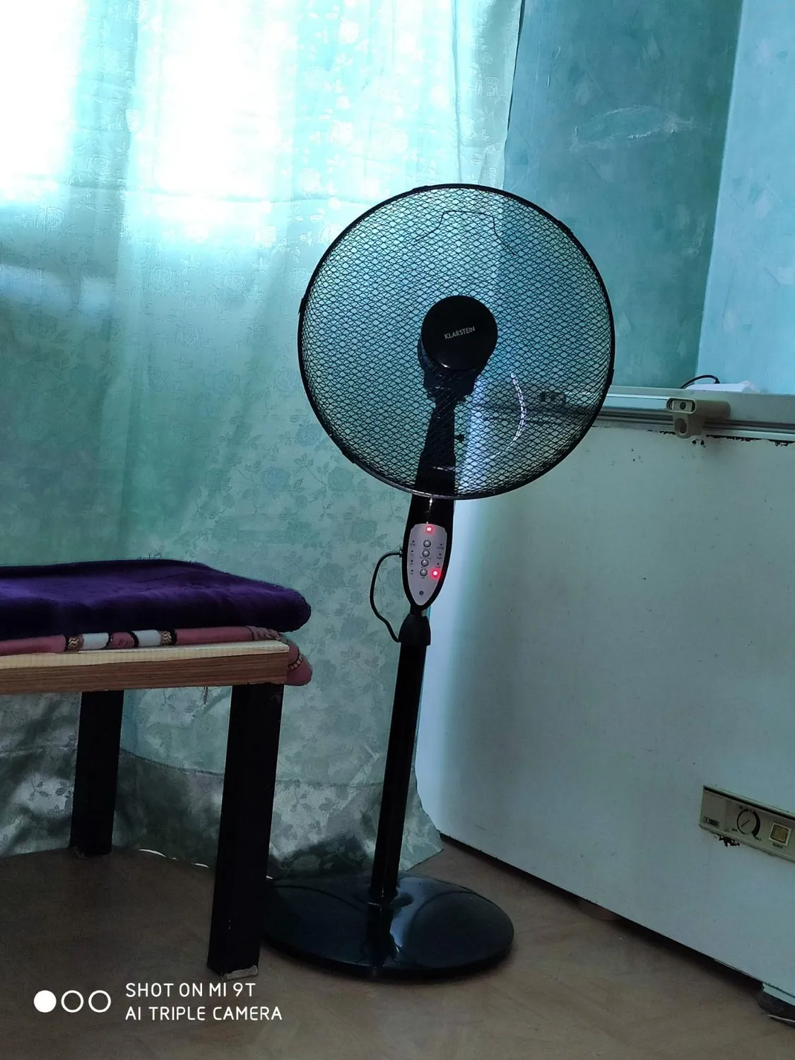 Klarstein Summerjam ventilateur sur pied gris 41 cm