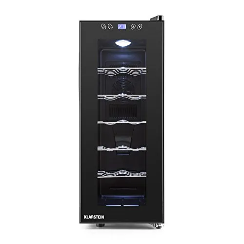 Klarstein Vinamora cave à vin noir 35 L 12 bouteilles
