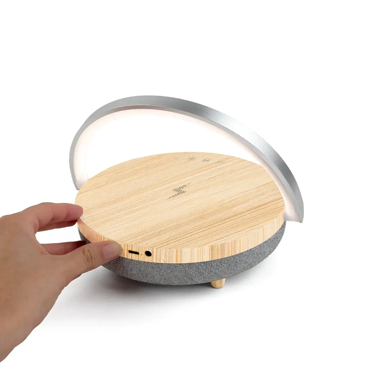 Prixton Speaker Light enceinte bois 10 W avec chargeur