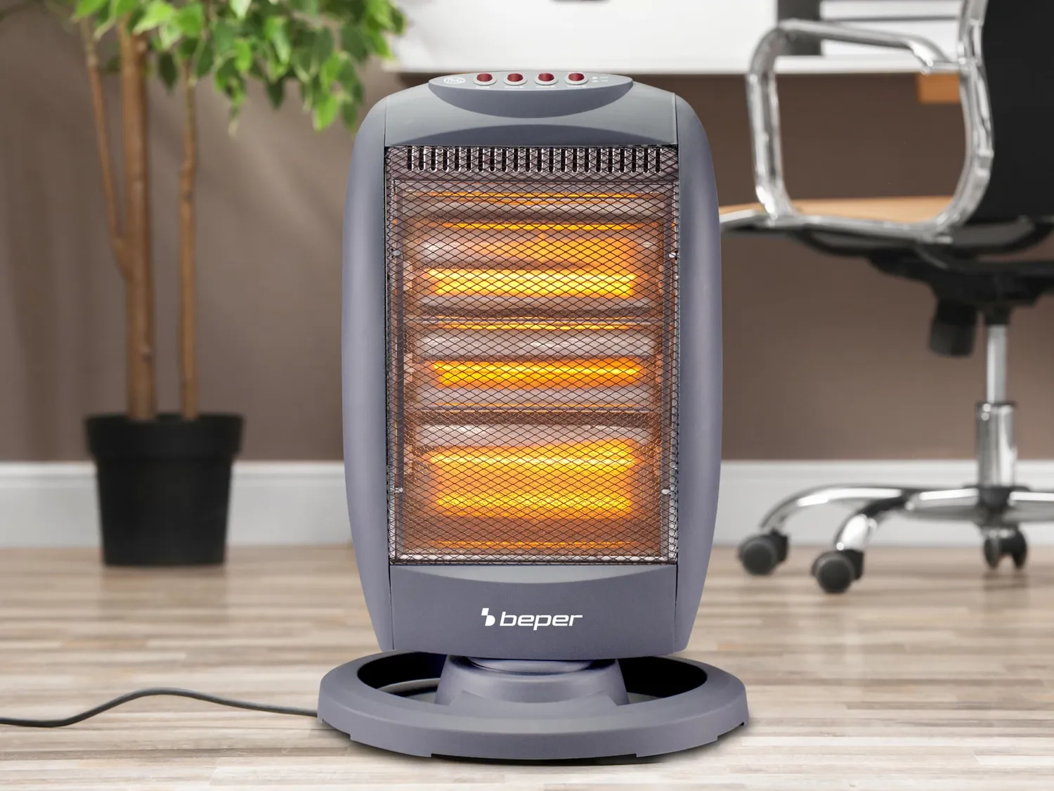 Beper P203PAN011 panneau radiant halogène gris 1200W