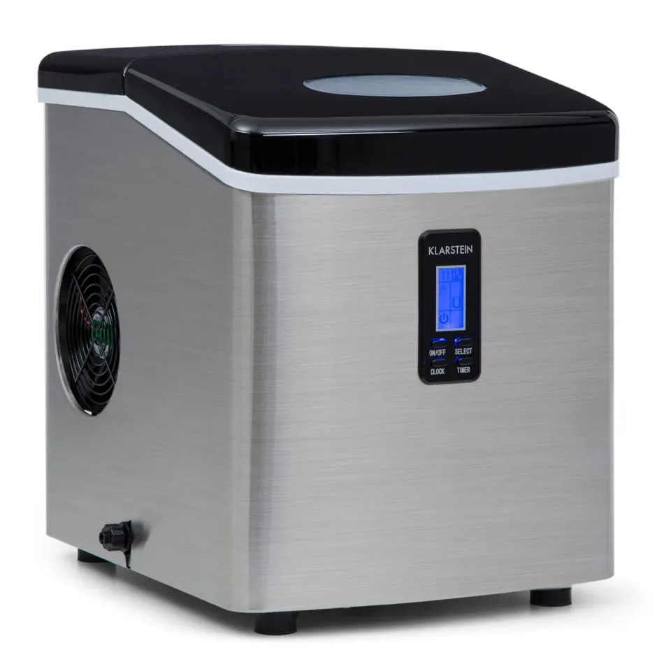 Klarstein Mr Black-Frost machine à glaçons 15 kg noir