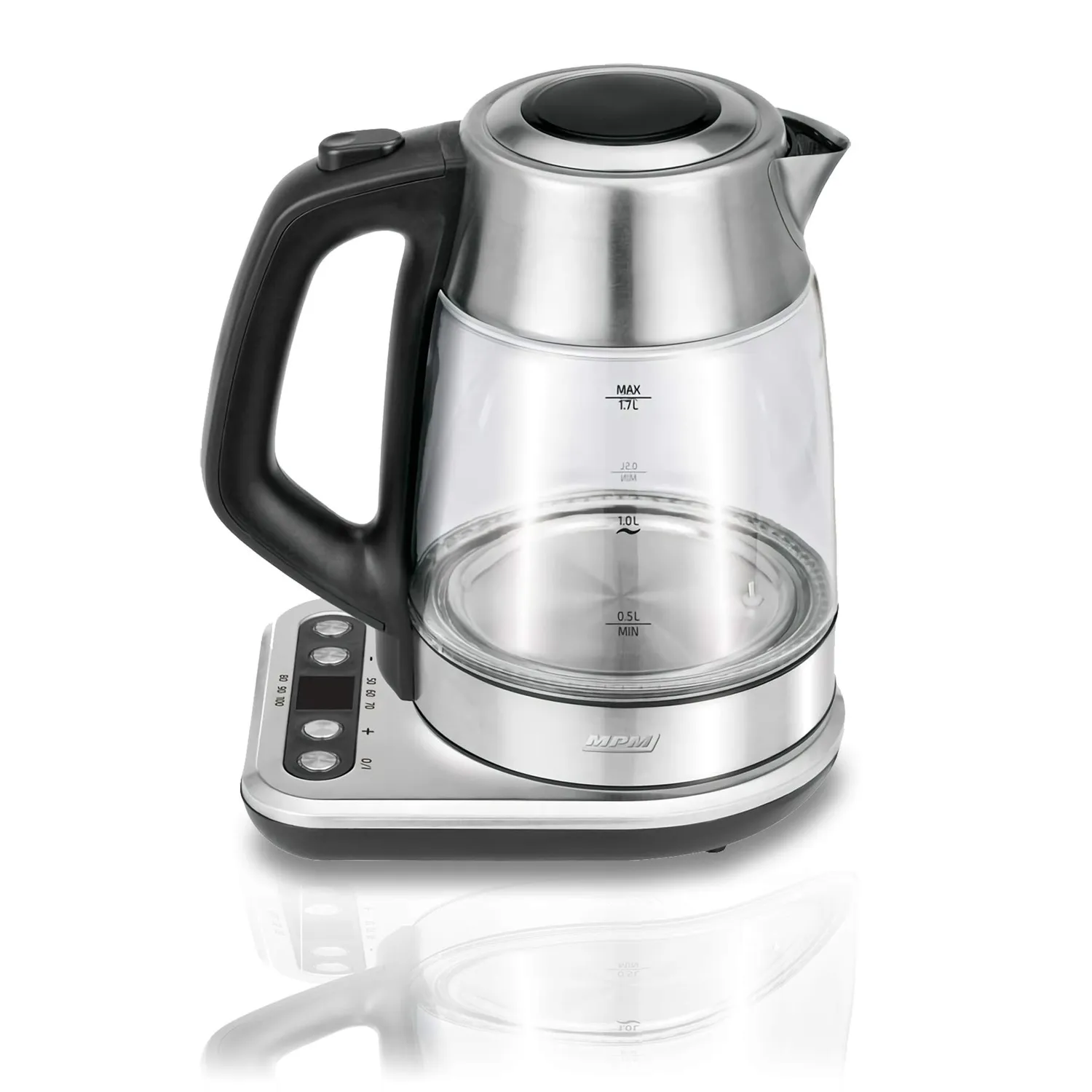 MPM MCZ-97 bouilloire verre 1,7 L température réglable