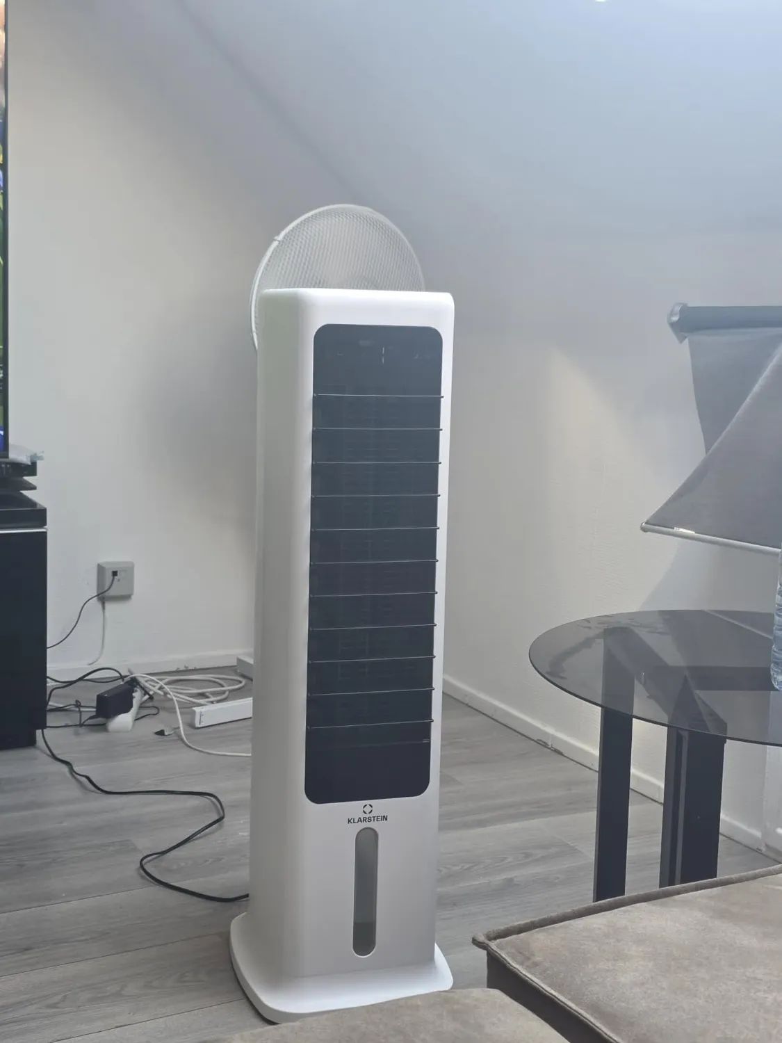 Klarstein Skytower 360° Smart rafraîchisseur blanc 6L 55dB