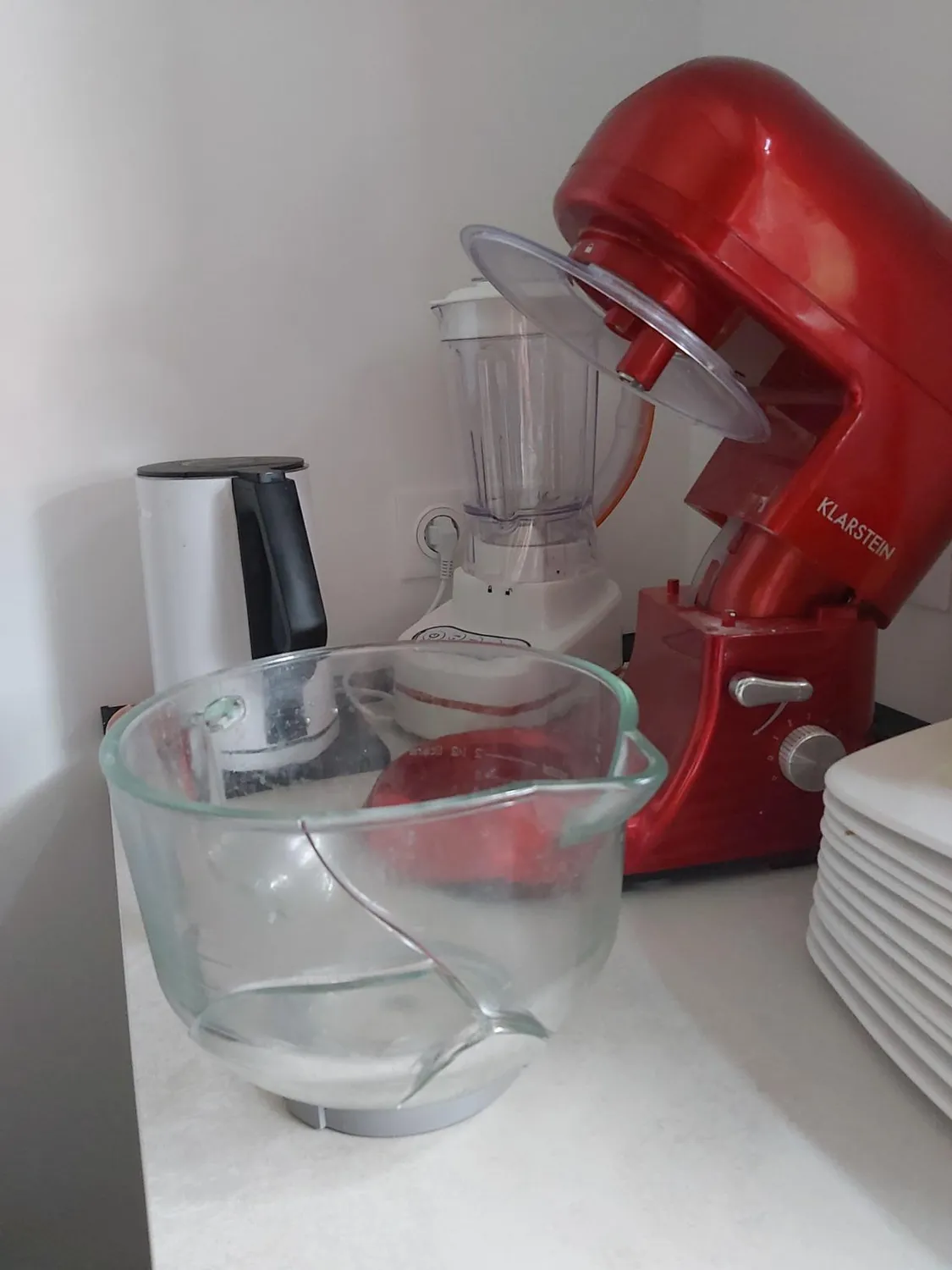 Klarstein robot pâtissier multifonction 5 L 2000 W 6 vitesses