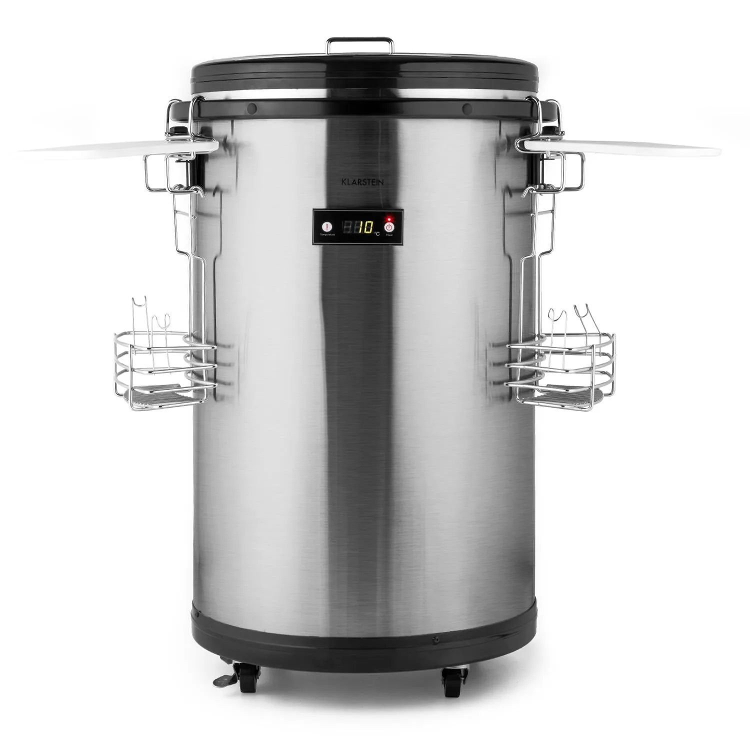 Klarstein Mr Barbot glacière 50 L inox roulettes
