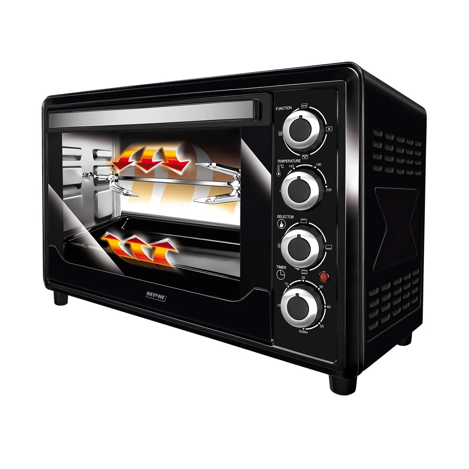 MPM MPE-07T Four Électrique 45 L Convection Rôtissoire 2000 W
