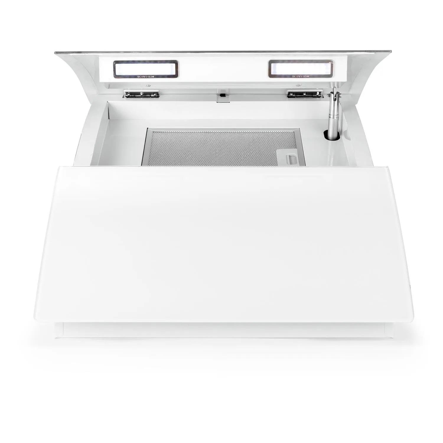 Klarstein RGL60WH hotte murale 60 cm blanche 550 m3/h
