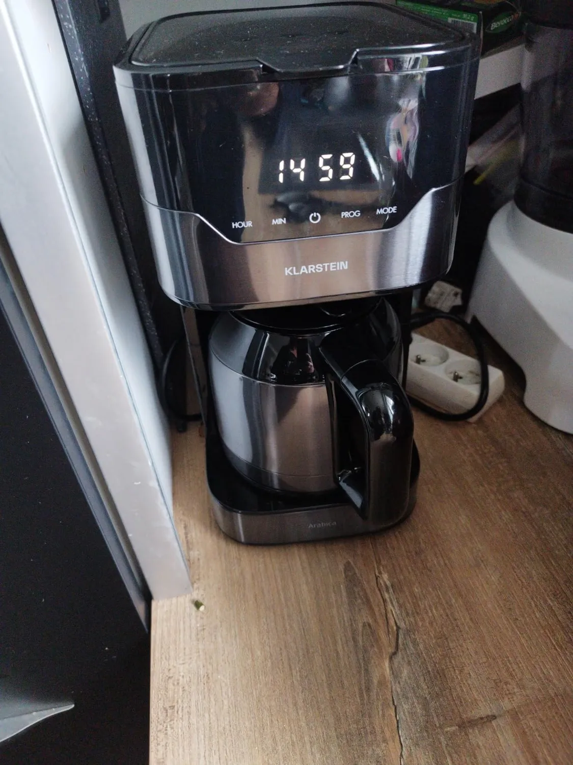 Klarstein cafetière filtre 1,2 L argent 800 W programmable