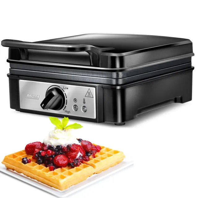 MPM MGO-24 gaufrier belge 2 gaufres noir 1400 W