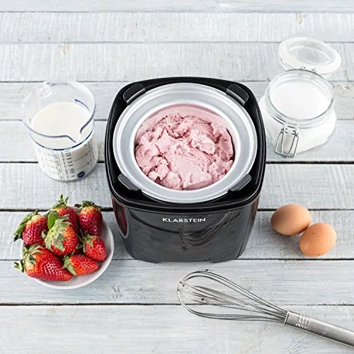 Klarstein Creamberry sorbetière 1,5L noire 4 en 1 glace