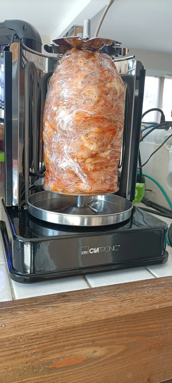 Clatronic DVG 3686 grill vertical kebab 1400 W