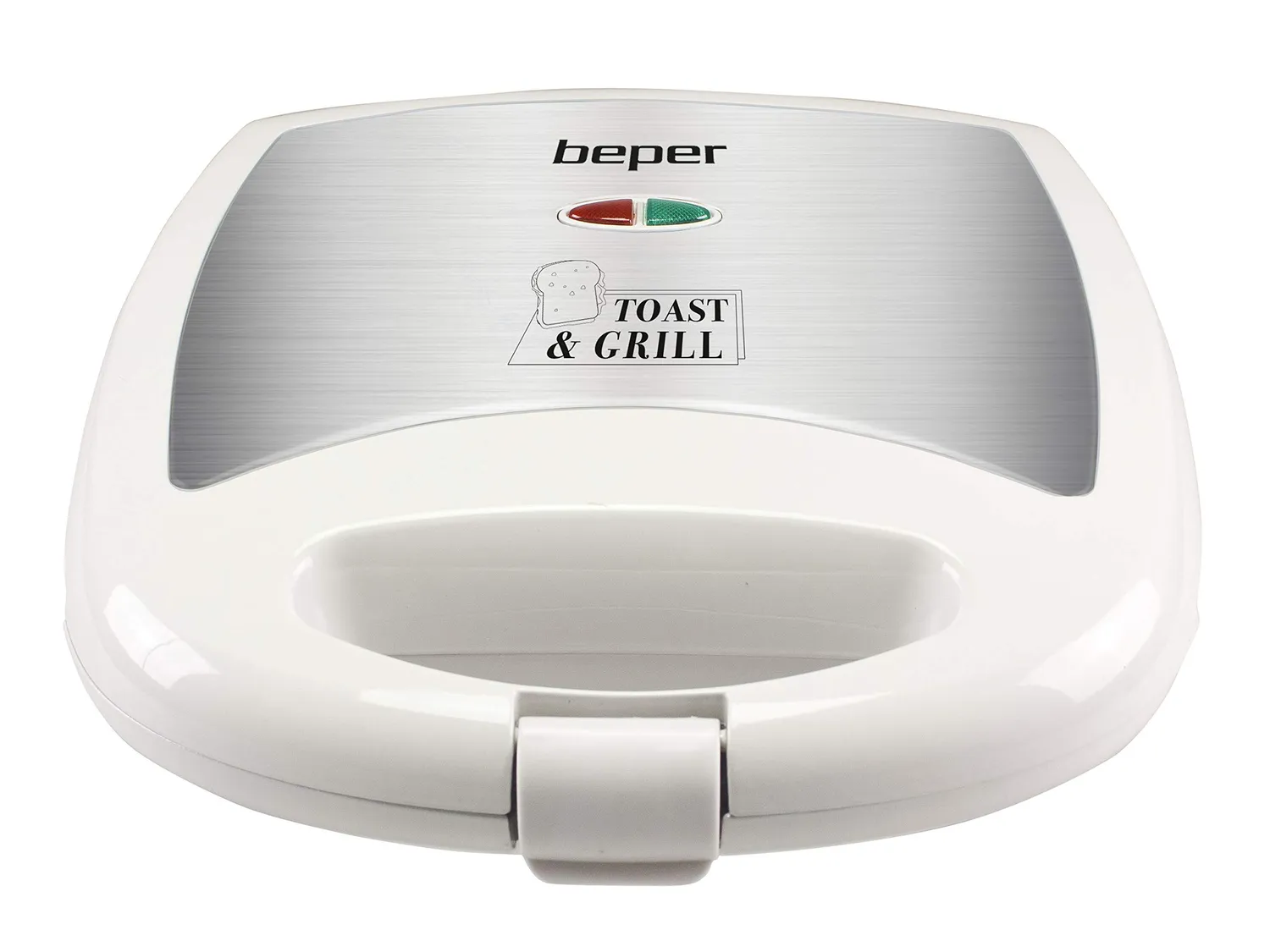 Beper 90.620 Toasteur Grill Sandwichs 1300W Blanc 4 Tranches
