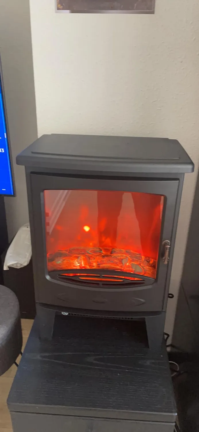 Klarstein Meran cheminée électrique blanche 1850W flamme