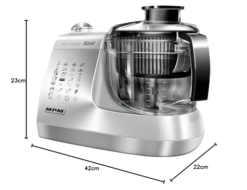 MPM Kasia MRK-12 robot cuisine 800W 8 accessoires