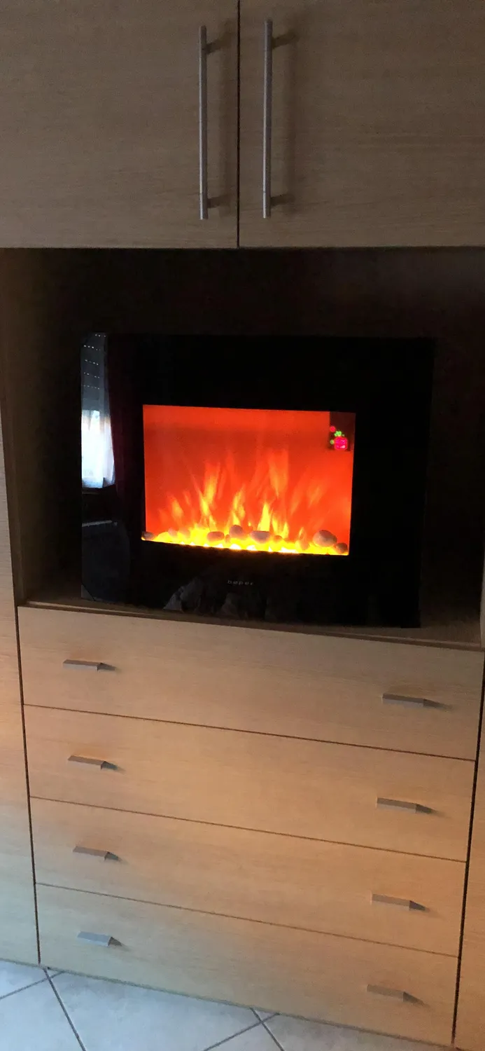 Beper RI.503 cheminée électrique murale effet flamme