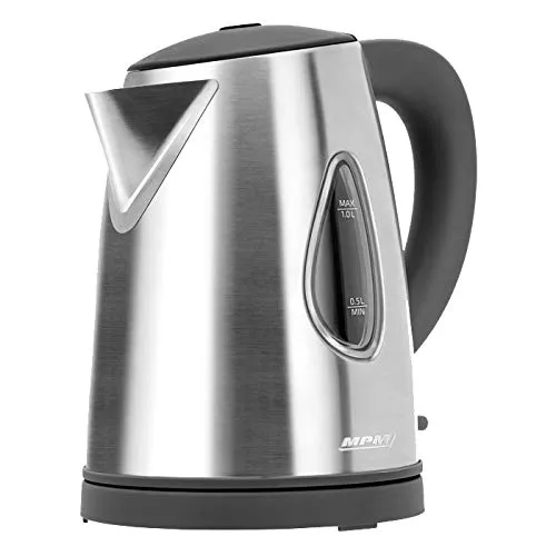 MPM bouilloire électrique inox 1 L 2200 W résistance cachée