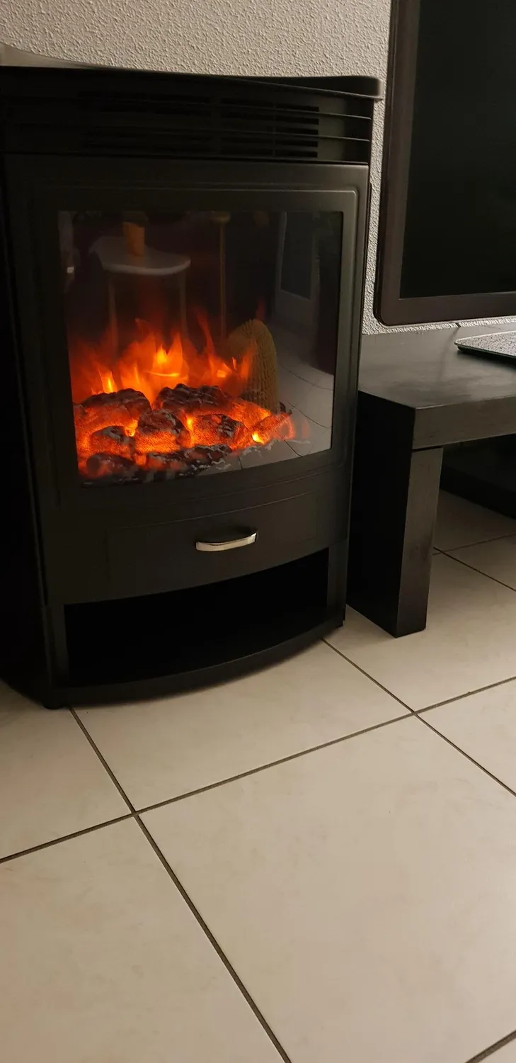 Klarstein Bormio S cheminée électrique 1900W télécommande