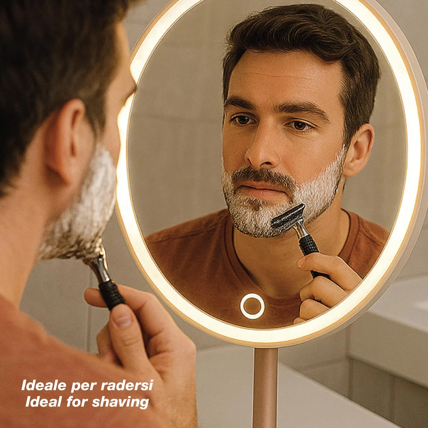 Beper P302VIS051 miroir maquillage LED USB-C