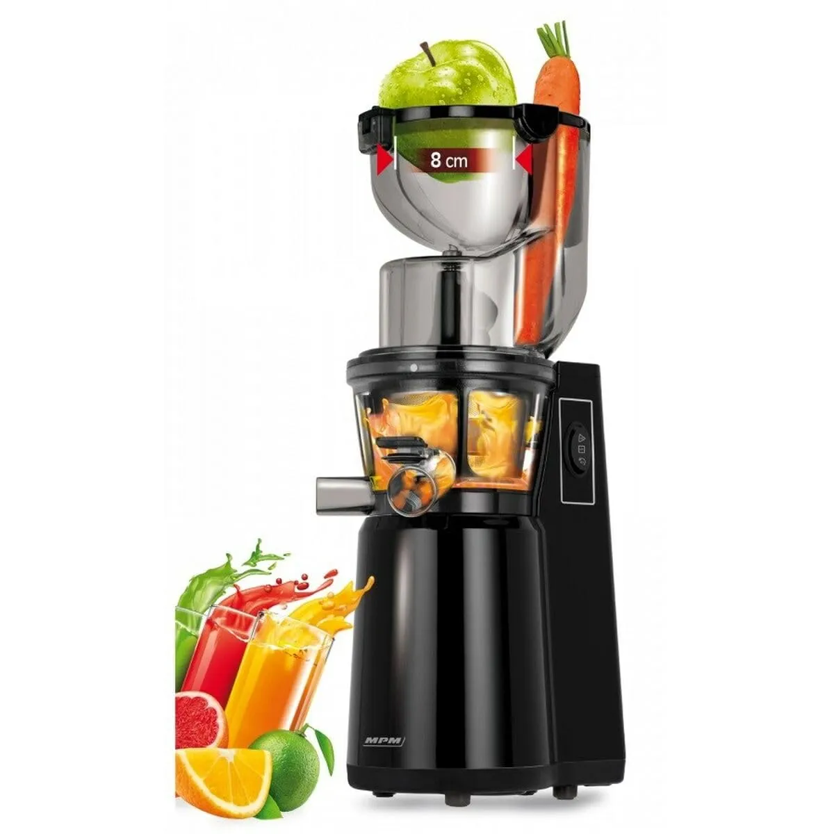 MPM MSO-16 extracteur de jus slow juicer 200W 60 RPM