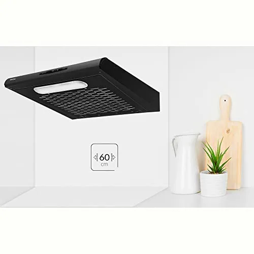 MPM-61-PX-73 hotte sous meuble 60 cm noire 175 m3/h