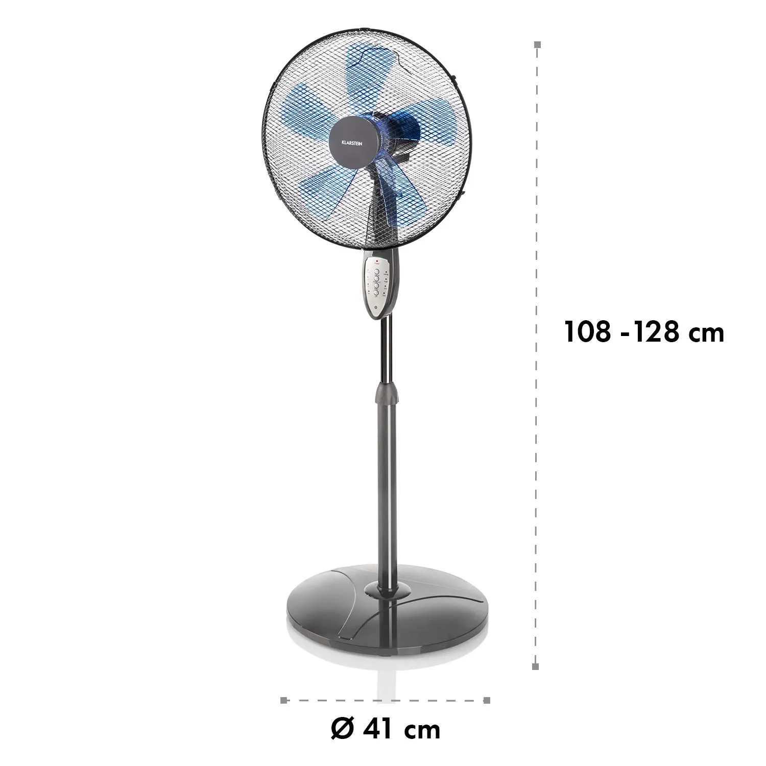 Klarstein Summerjam ventilateur sur pied gris 41 cm