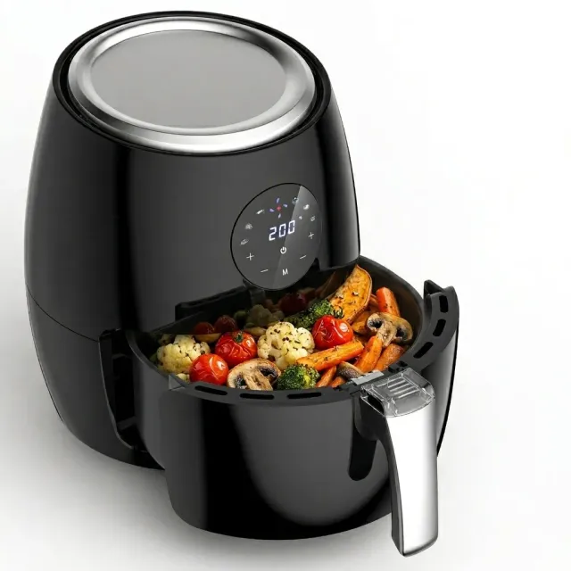 YASHE Air Fryer 3,5L sans Huile 360° Multifonction Croustillant