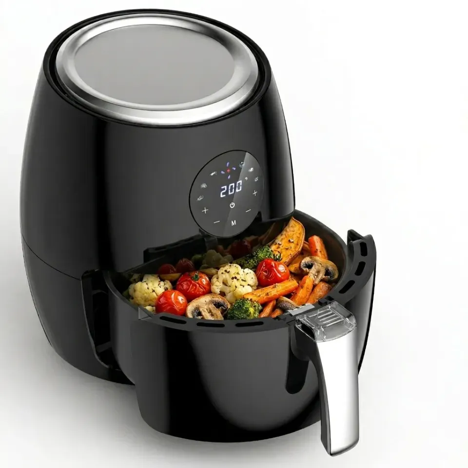 YASHE Air Fryer 3,5L sans Huile 360° Multifonction Croustillant