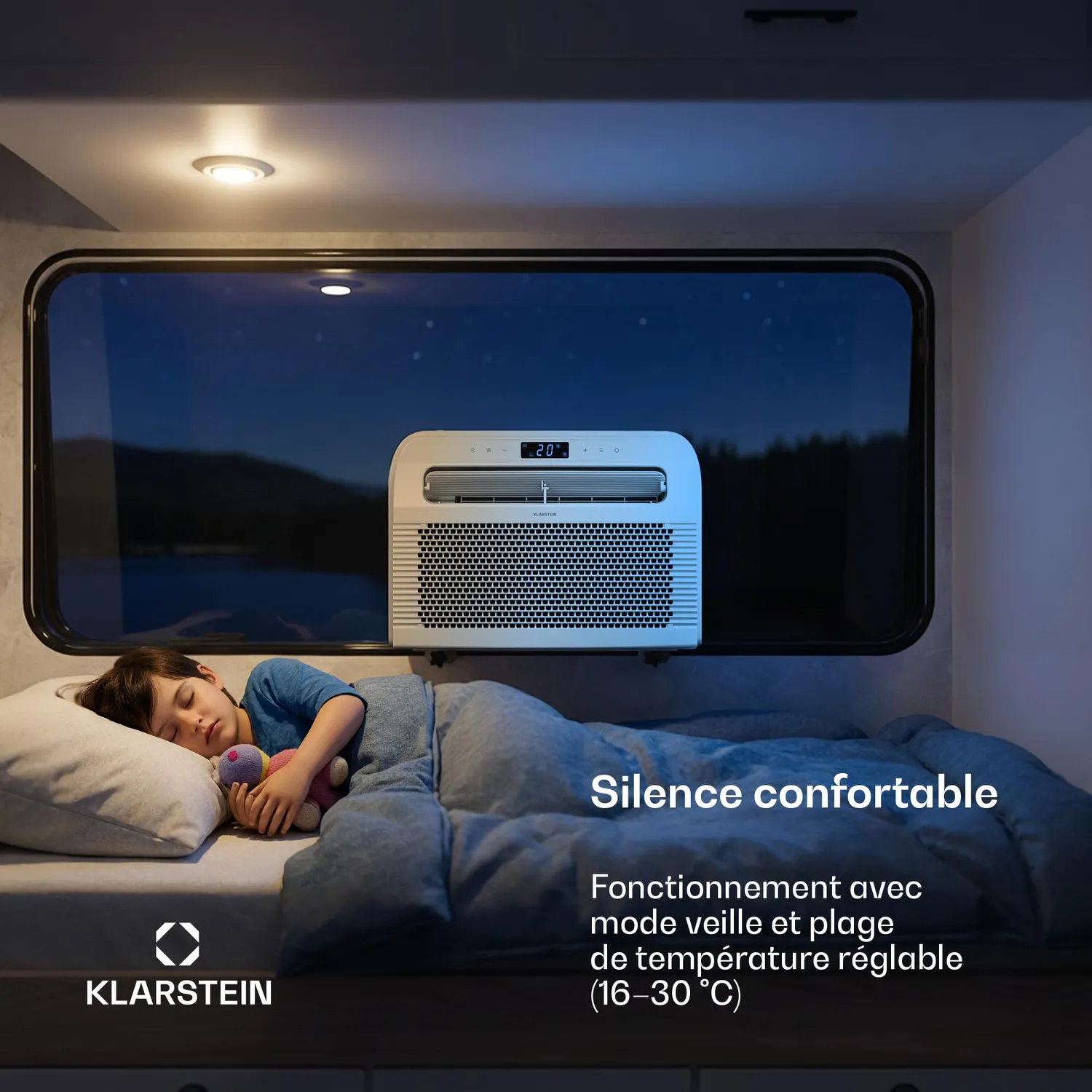 Klarstein Chillavan climatiseur mobile 5000 BTU 12,2 m²