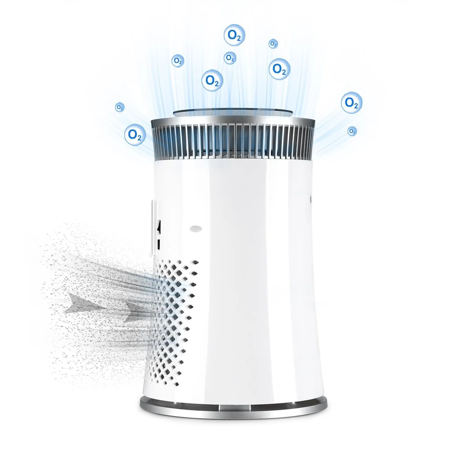 Klarstein Arosa purificateur d'air ioniseur 20 m² blanc