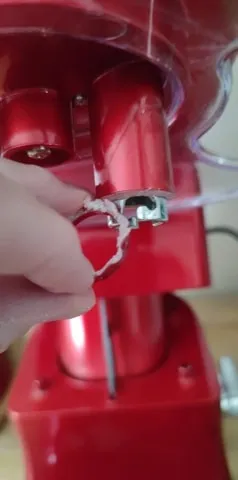 Klarstein Robot Pâtissier Bol 5L 2000W Rouge 6 Vitesses