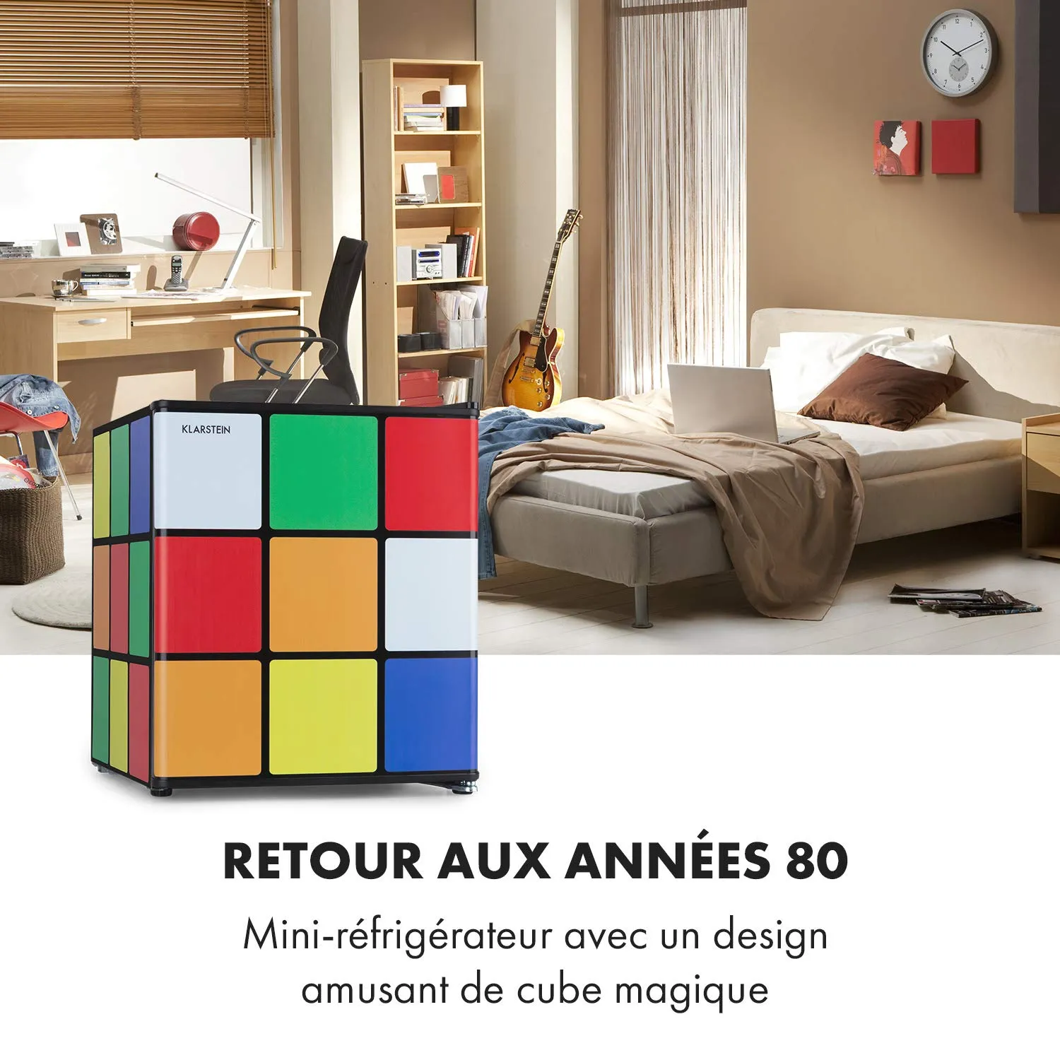 Klarstein Solve mini-réfrigérateur minibar 48 L cube