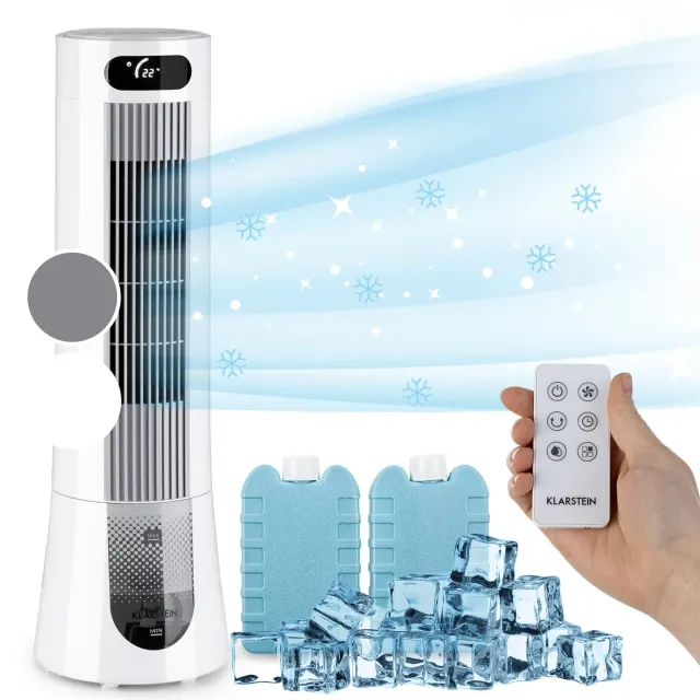Klarstein 5 en 1 refroidisseur d'air mobile 7L 45W nuit
