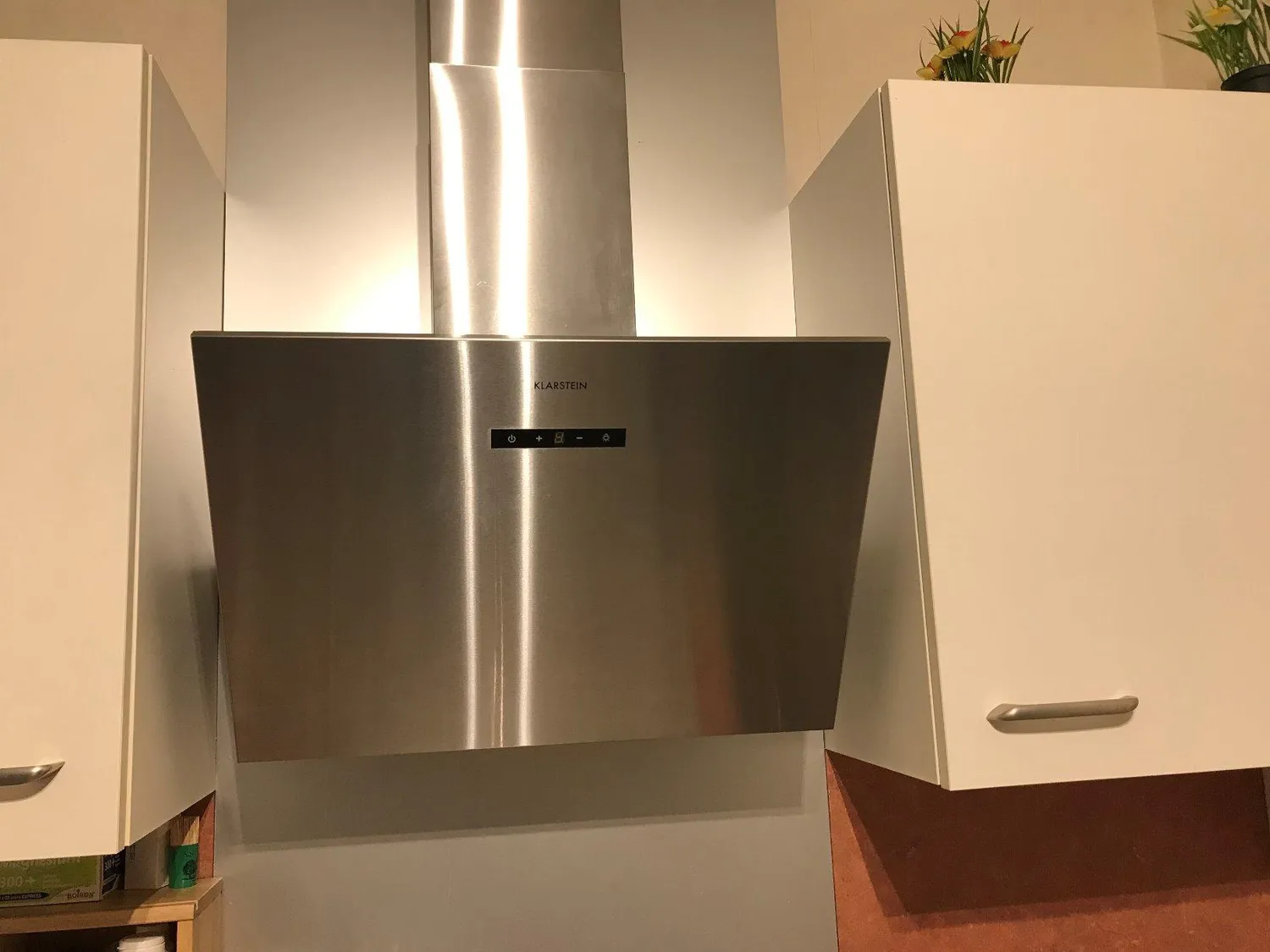 Klarstein Silver Lining 60 hotte murale 60 cm argent 600 m3/h