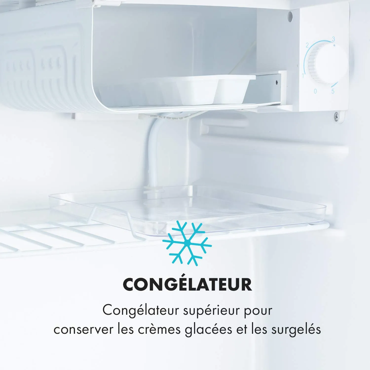 Klarstein Spitzbergen réfrigérateur blanc 40L congélateur