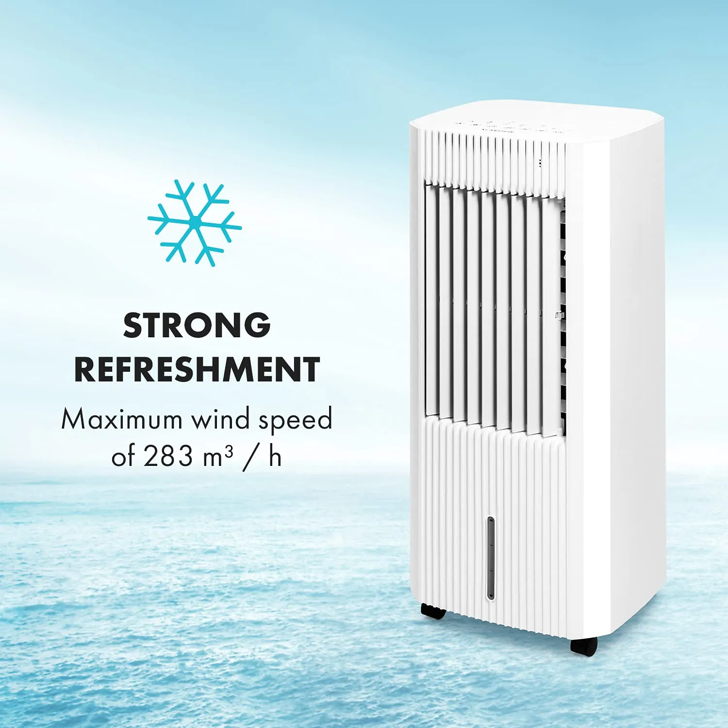 Klarstein Iceberg Pure rafraîchisseur d'air blanc 5 L 65W