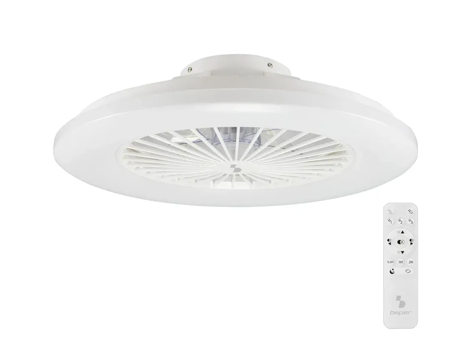 Beper P206VEN640 ventilateur plafond blanc LED 50 cm
