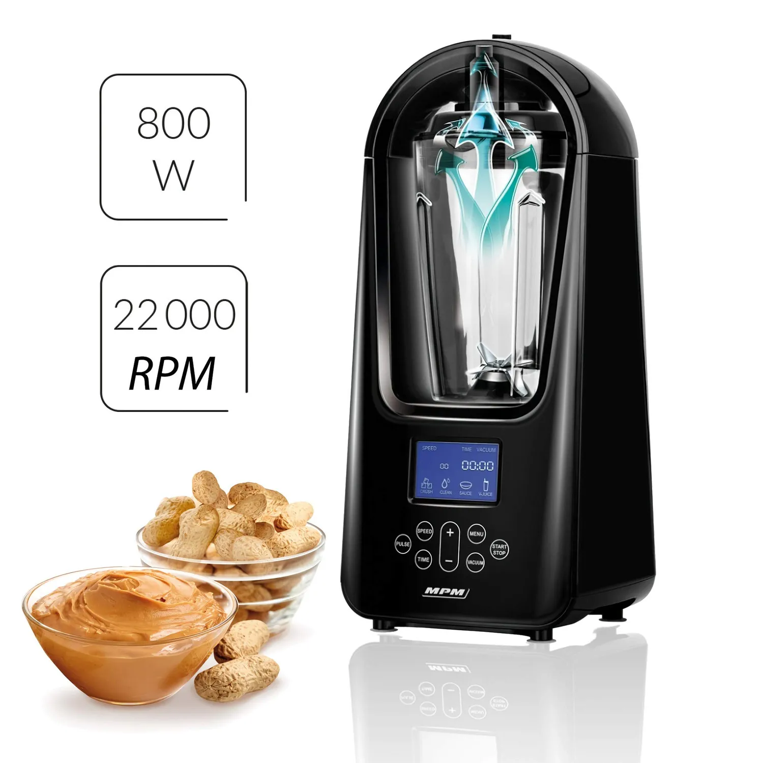MPM MBL-26 blender sous vide 1,5 L + 0,8 L 800W
