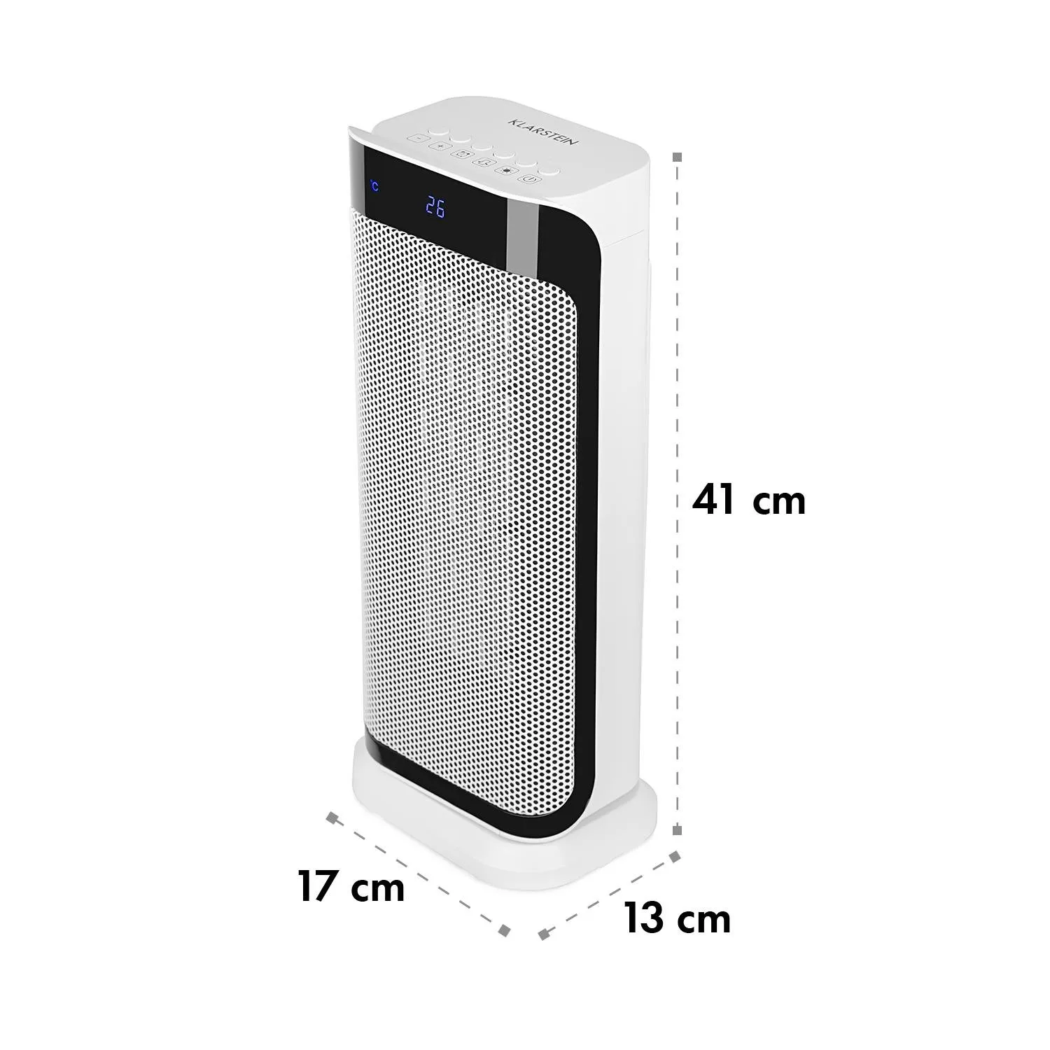 Klarstein Chaval tour chauffage 2000 W télécommande
