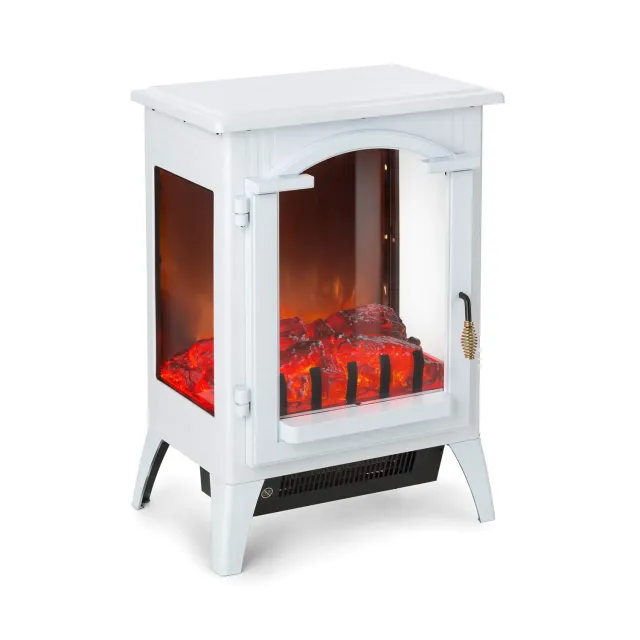 Klarstein Graz cheminée électrique blanche 2000 W