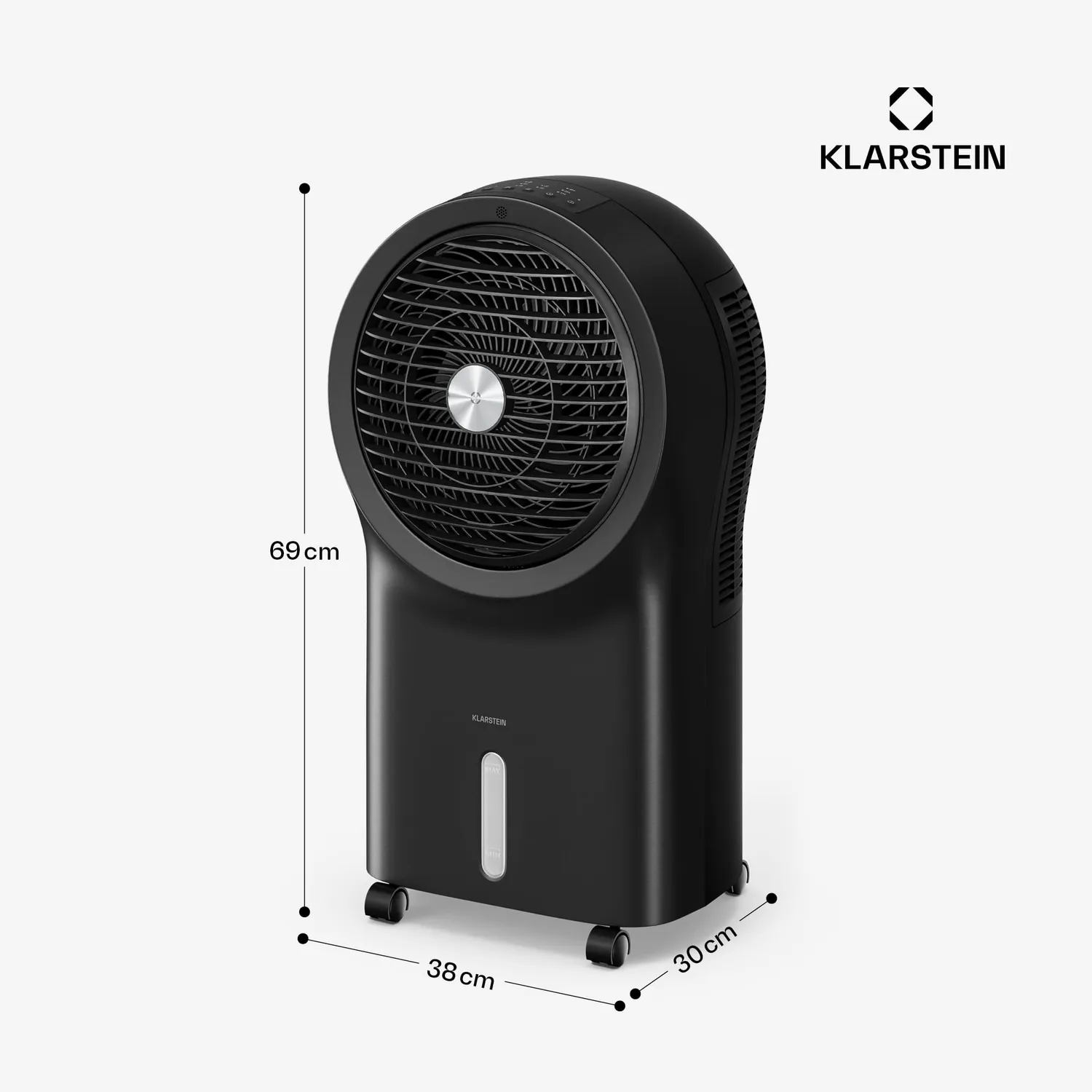 Klarstein Whirlwind rafraîchisseur 6 L noir 30 m²