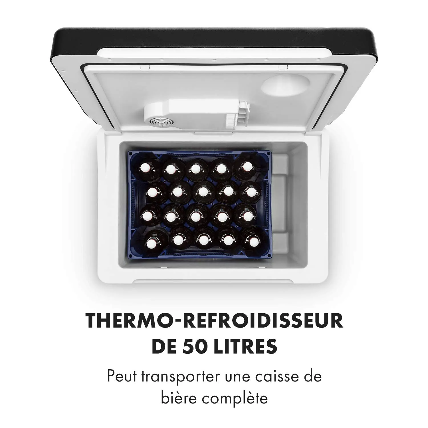 Klarstein BeerPacker glacière électrique 50 L Noire 12V