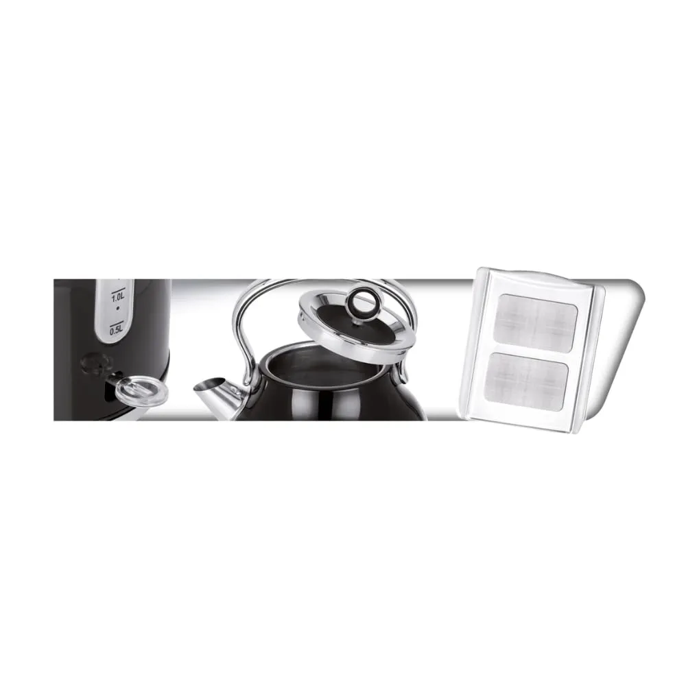 MPM MCZ-93 bouilloire électrique 1,7 L noire