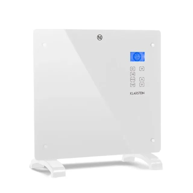 Klarstein convecteur électrique 1000W blanc 20m²