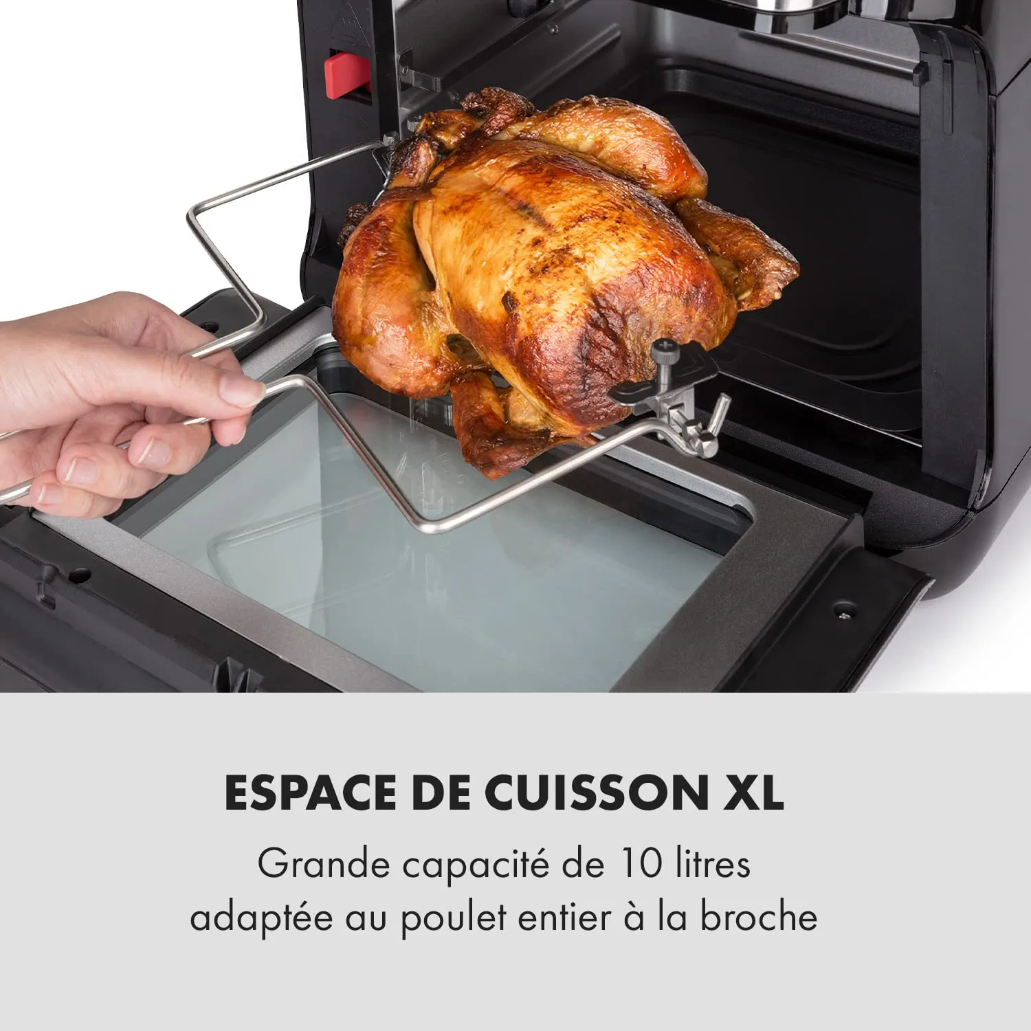 Klarstein AeroVital Fry friteuse air chaud 10 L noir