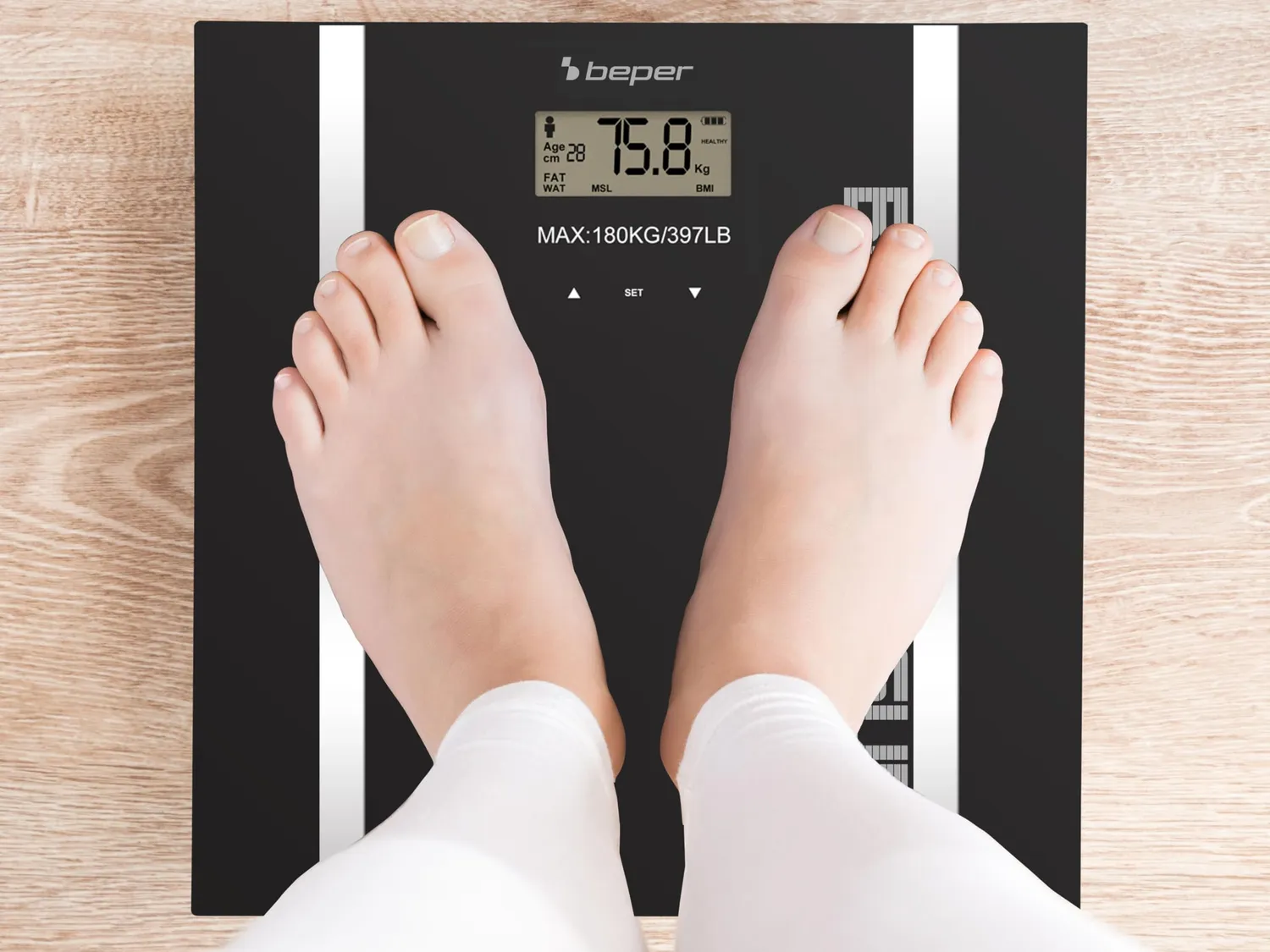 Beper 40.808A pse-personne impdance noir verre