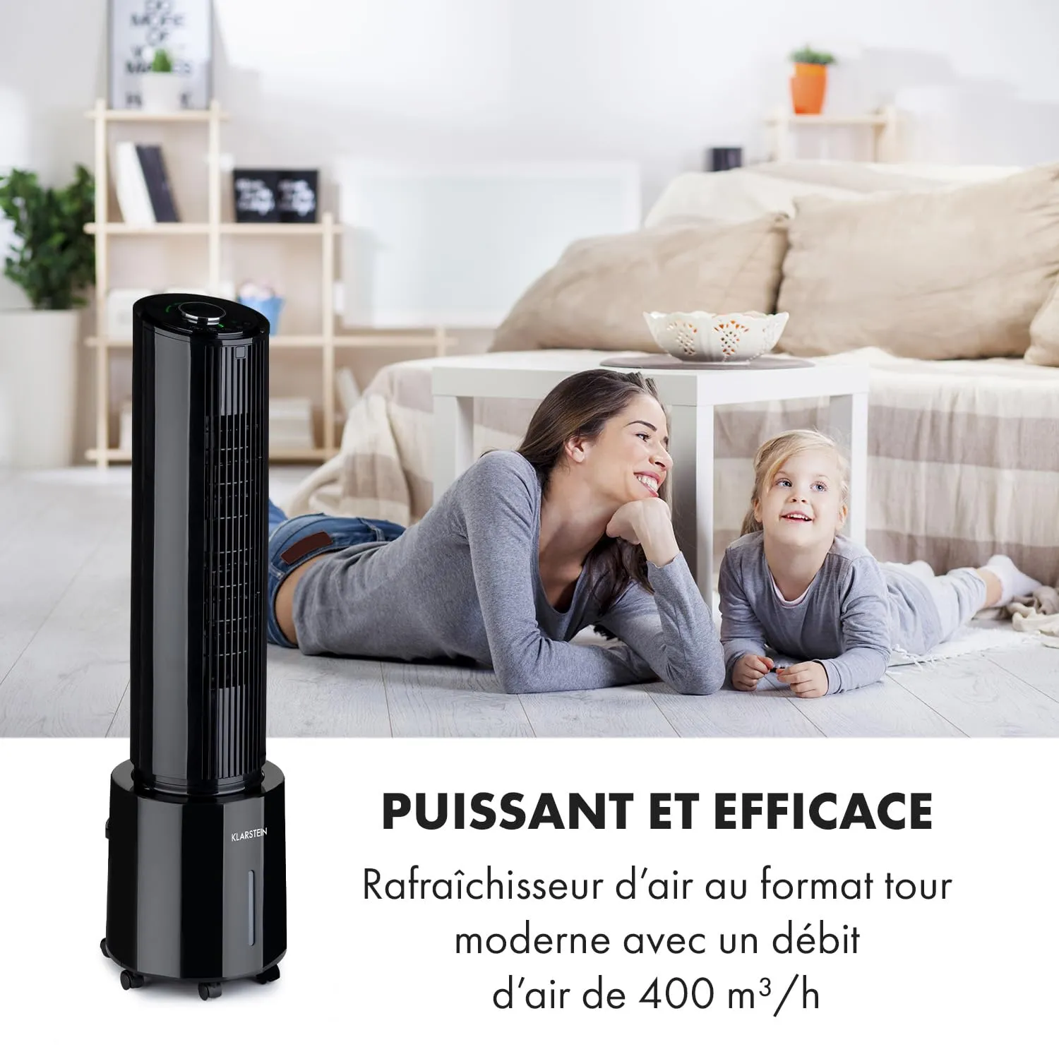 Klarstein climatiseur portable 4 en 1 4 L 45 W