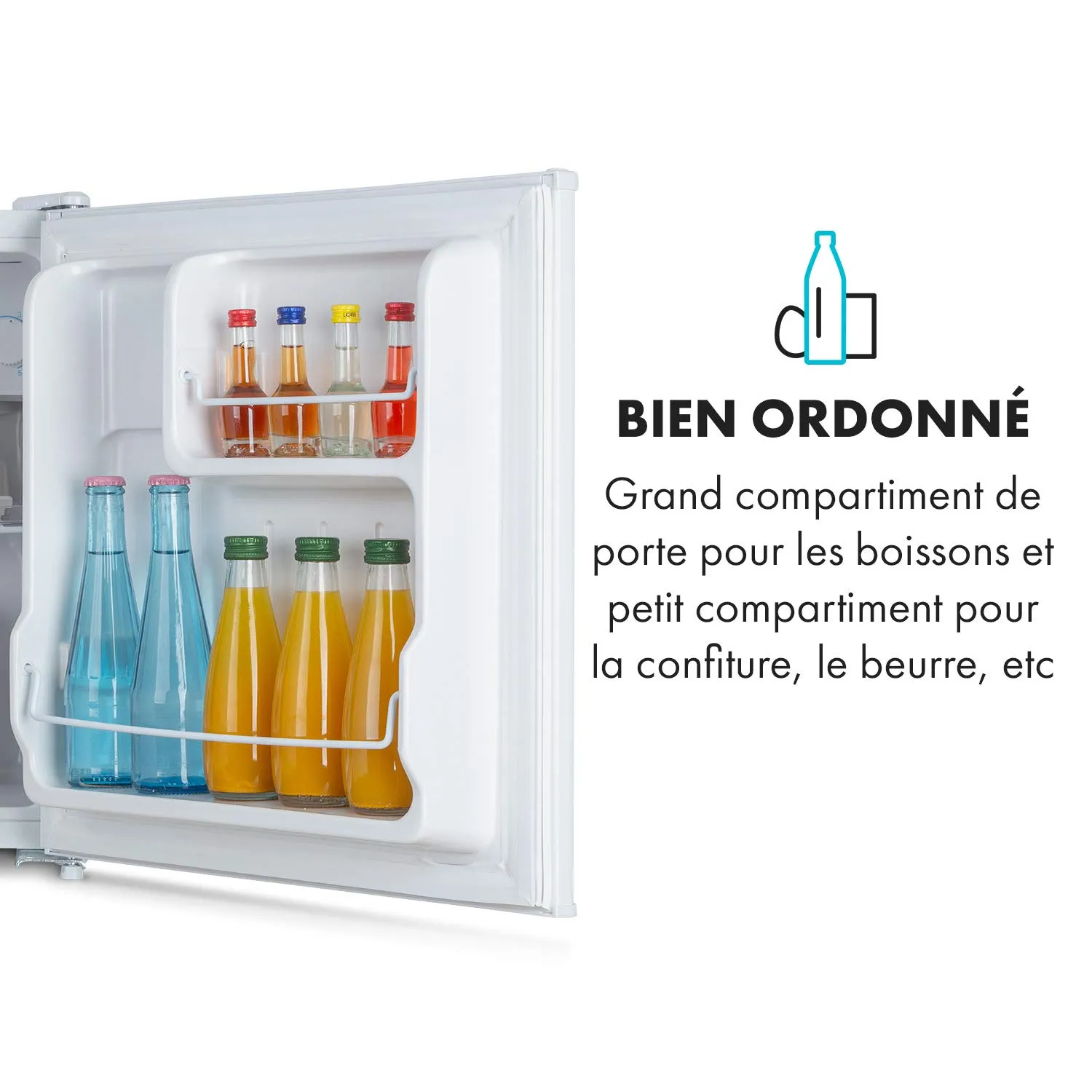Klarstein Spitzbergen réfrigérateur blanc 40L congélateur